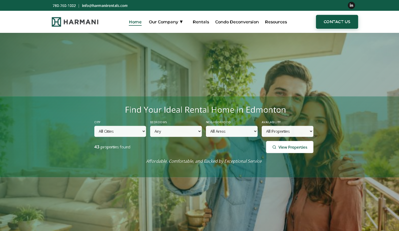 Harmani Rentals screenshot